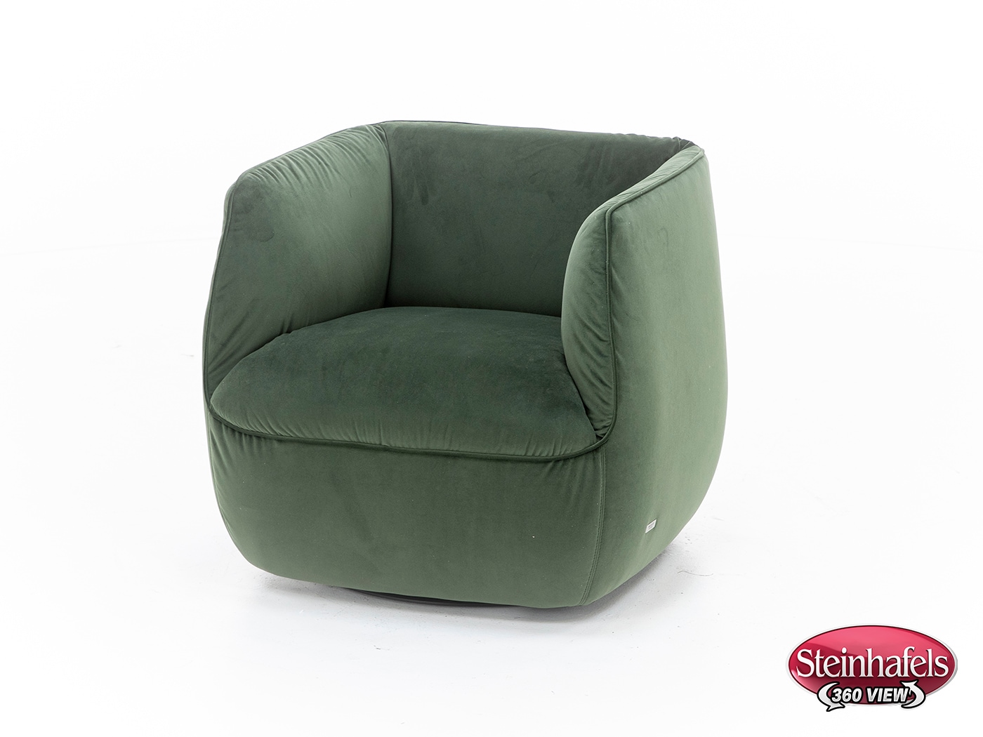 natuzzi green swivel chair  image   