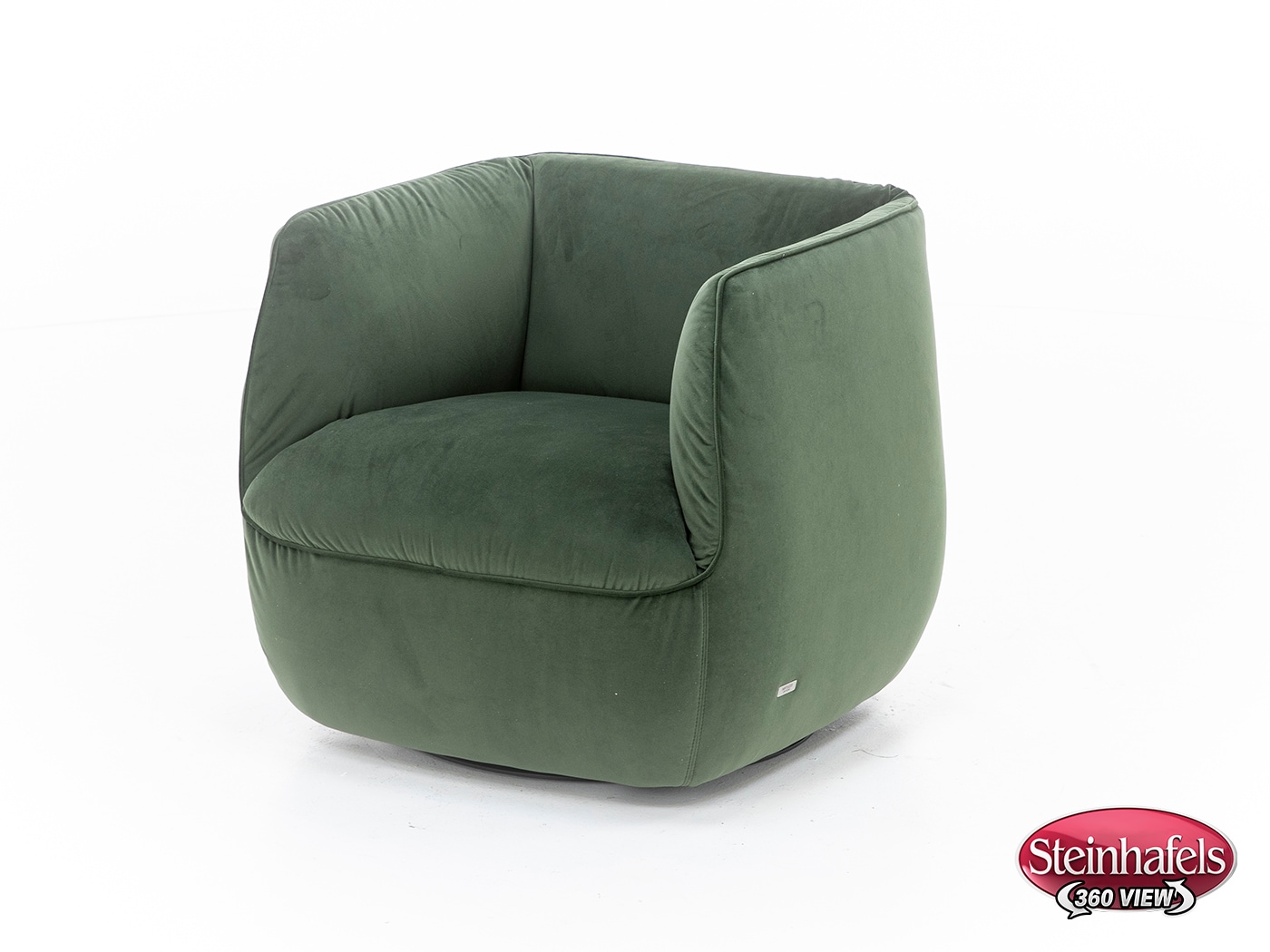 natuzzi green swivel chair  image   