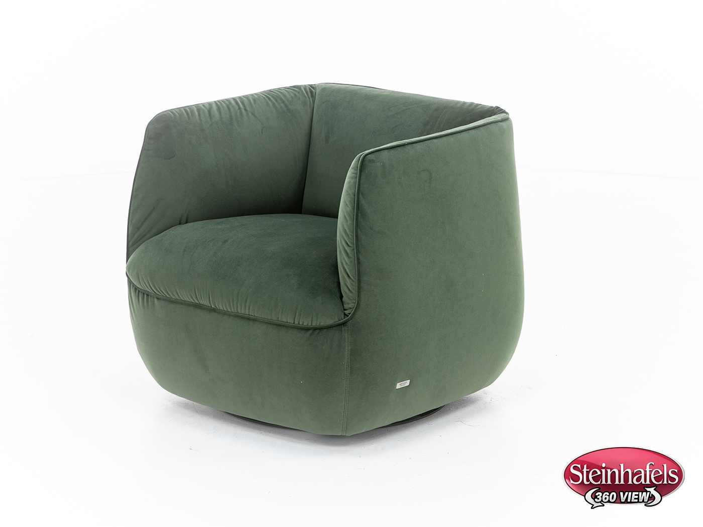 natuzzi green swivel chair  image   