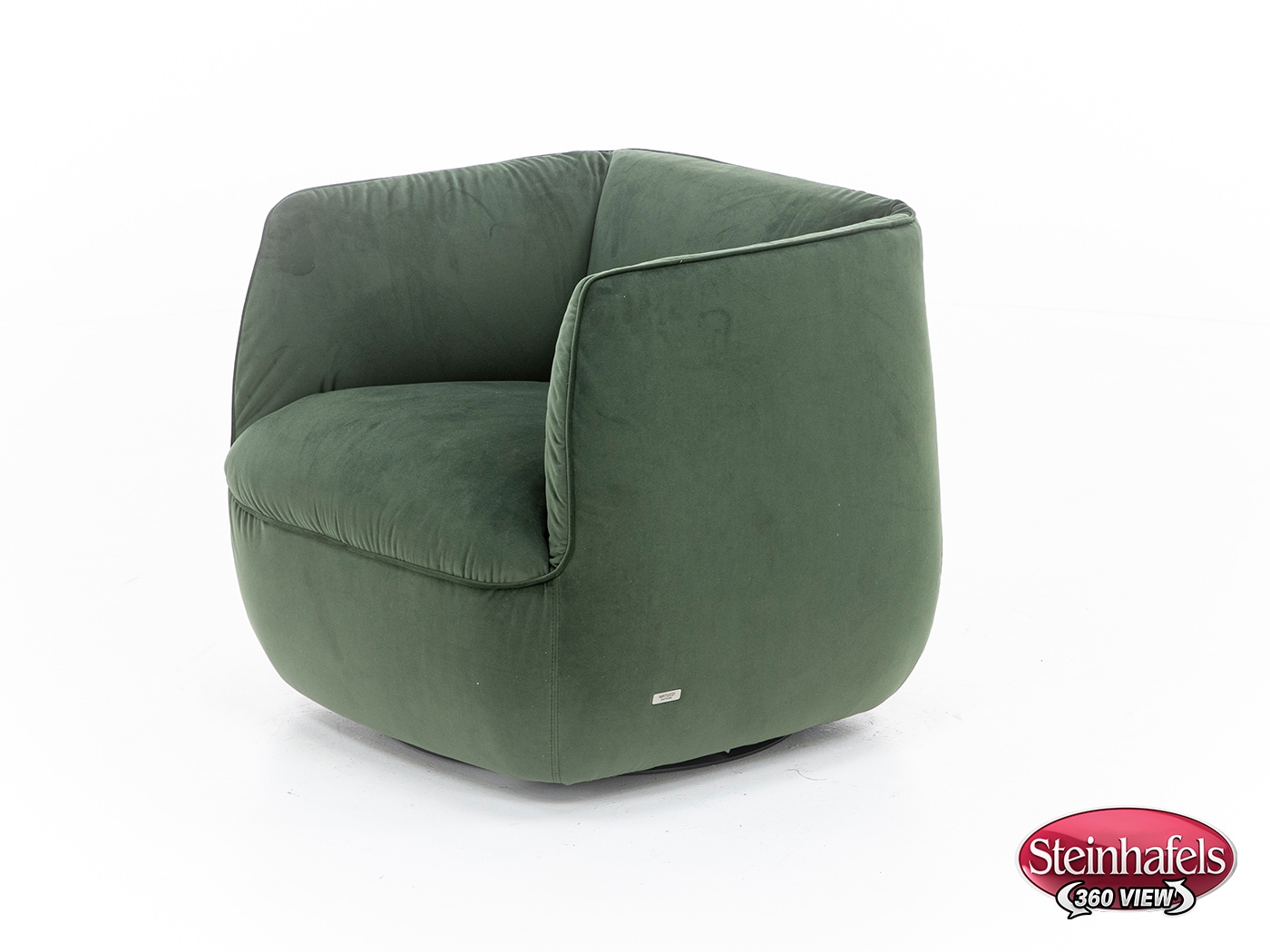 natuzzi green swivel chair  image   