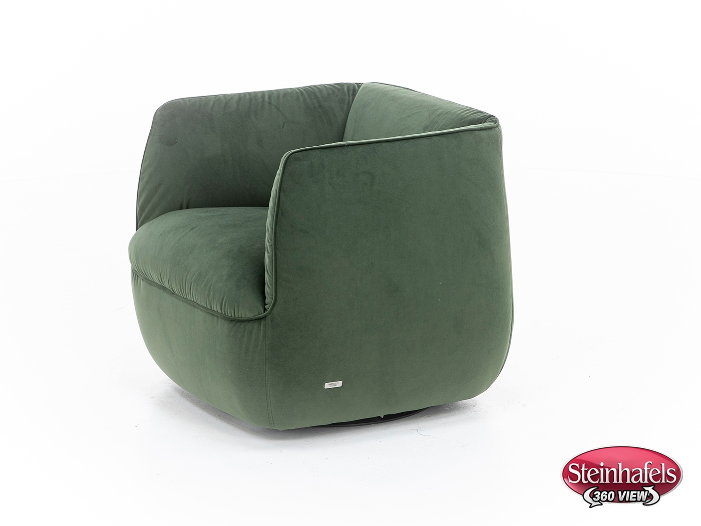 natuzzi green swivel chair  image   