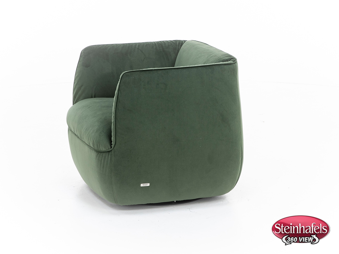 natuzzi green swivel chair  image   