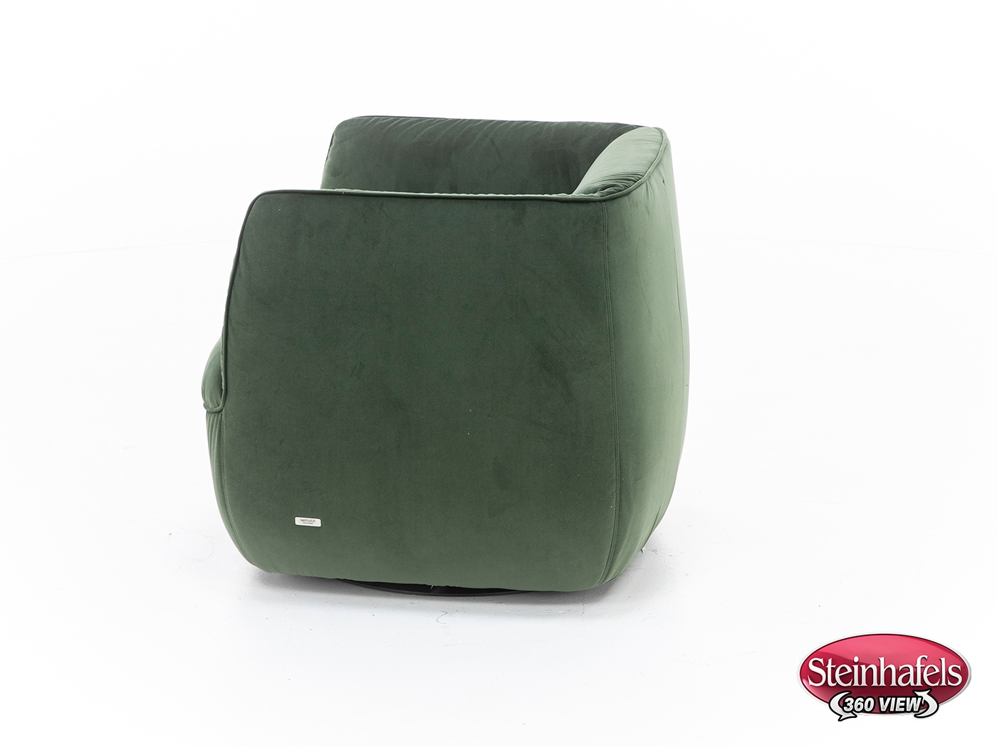 natuzzi green swivel chair  image   