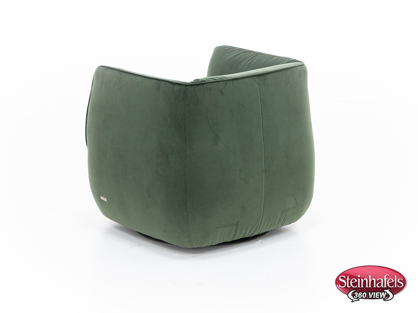 natuzzi green swivel chair  image   