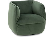 natuzzi green swivel chair   
