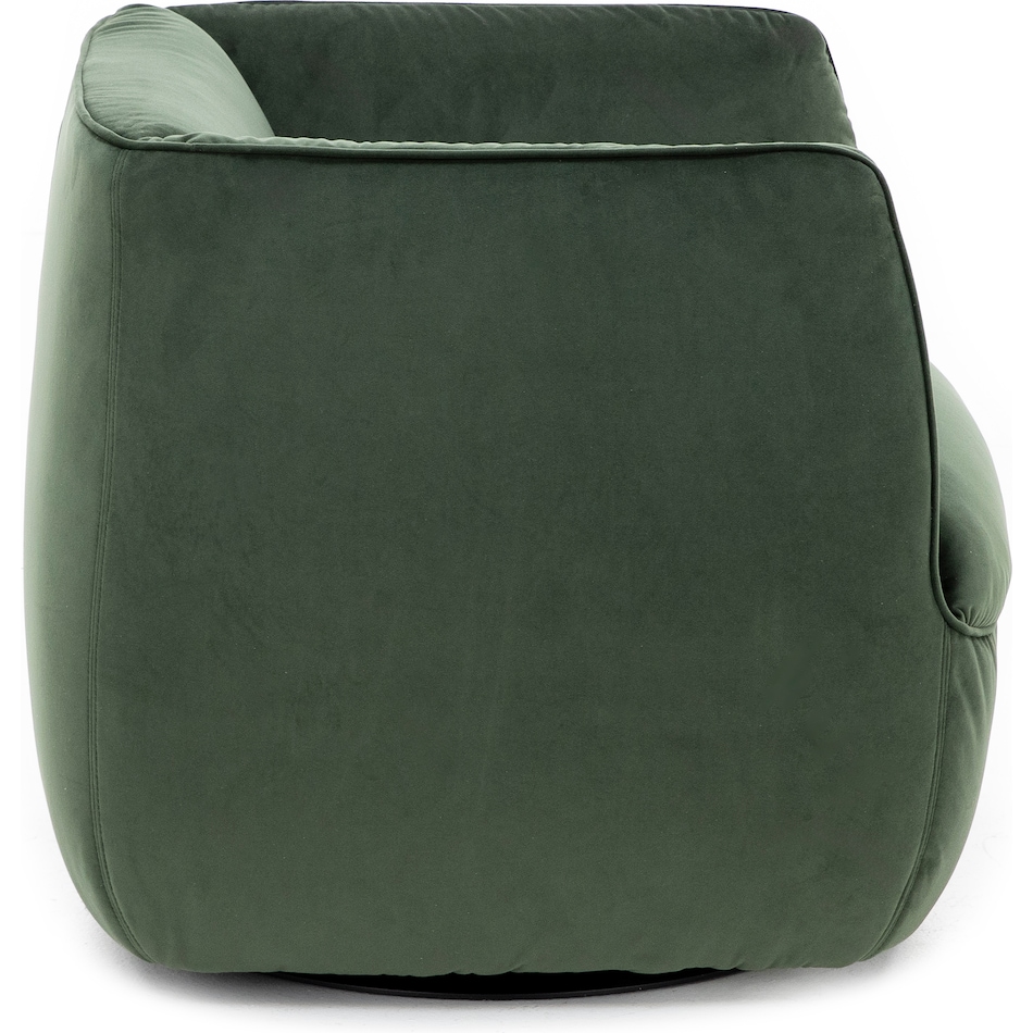 natuzzi green swivel chair   