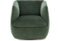 natuzzi green swivel chair   