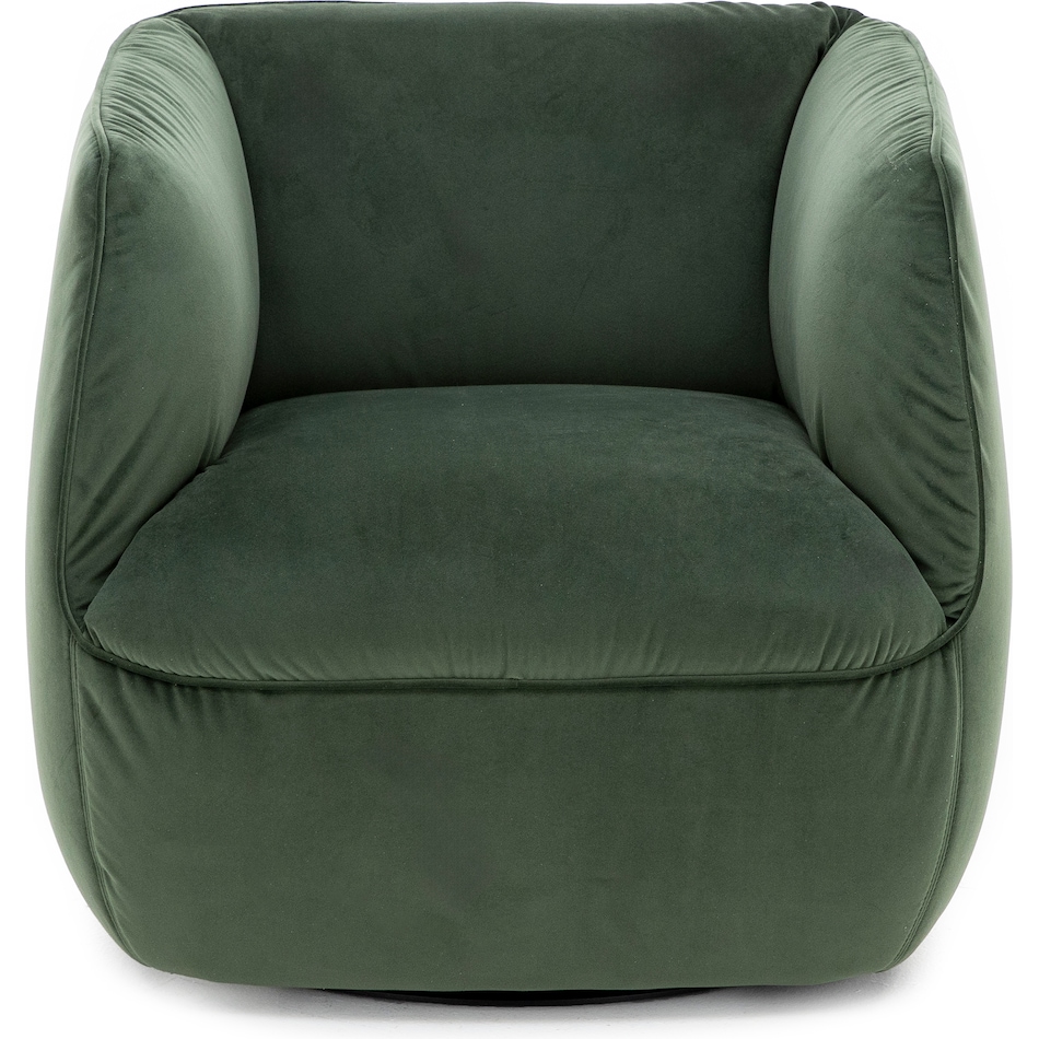 natuzzi green swivel chair   