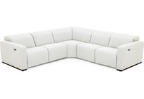 natuzzi greige mtn fab sectional pkg  