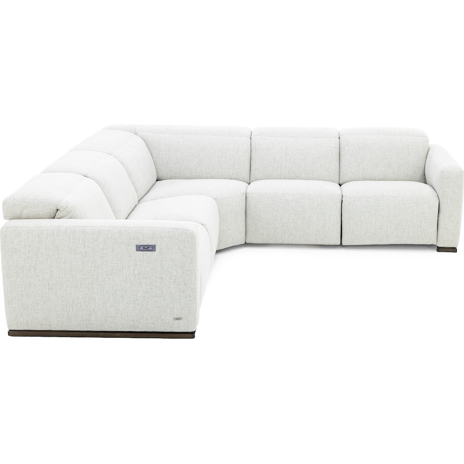 natuzzi greige mtn fab sectional pkg  