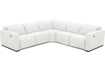 natuzzi greige mtn fab sectional zpkg  