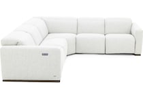 natuzzi greige mtn fab sectional zpkg  