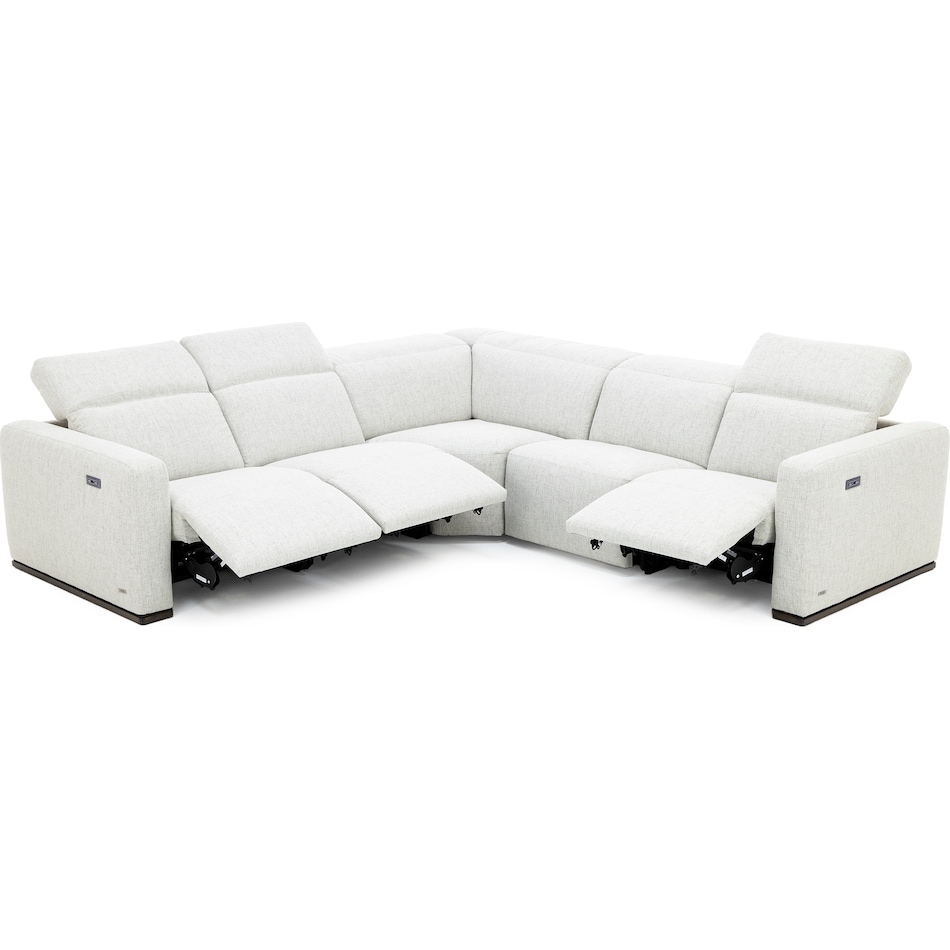 natuzzi greige mtn fab sectional zpkg  