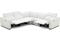 natuzzi greige mtn fab sectional zpkg  