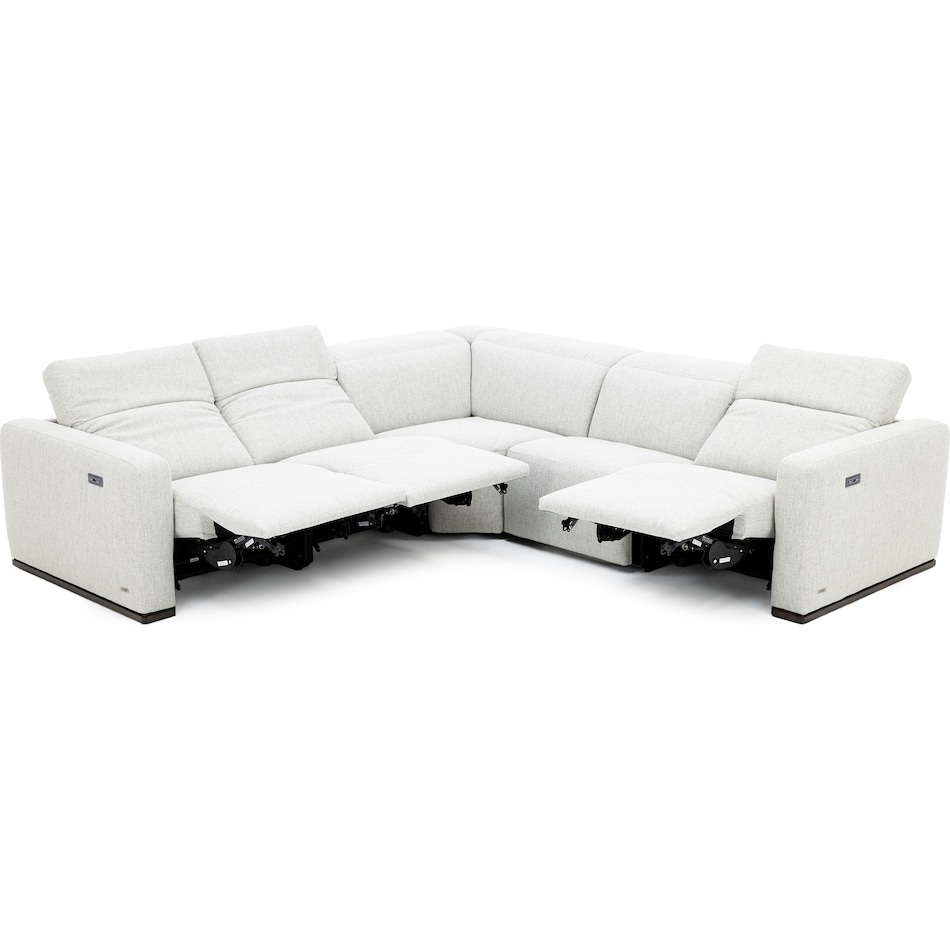 natuzzi greige mtn fab sectional zpkg  