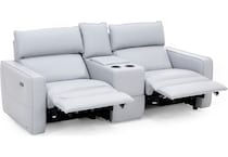 natuzzi grey mtn lth sectional piece pkg  