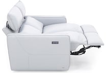 natuzzi grey mtn lth sectional piece pkg  