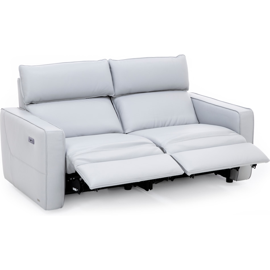 natuzzi grey mtn lth sectional piece pkg  