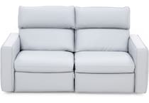 natuzzi grey mtn lth sectional piece pkg  