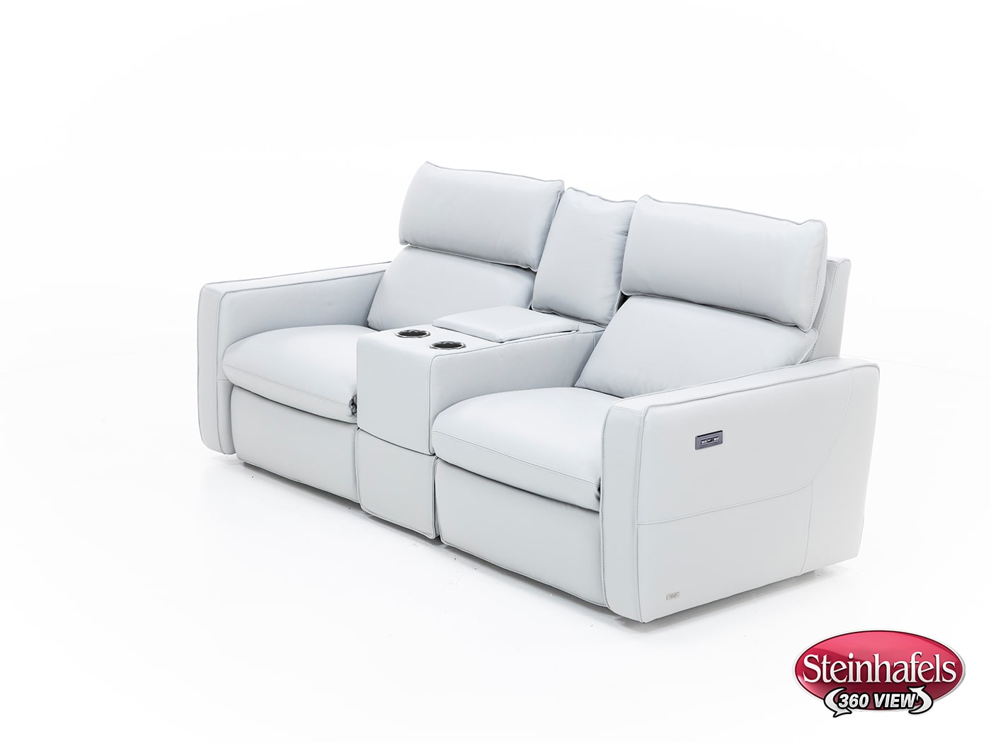 natuzzi grey mtn lth sectional piece  image pkg  