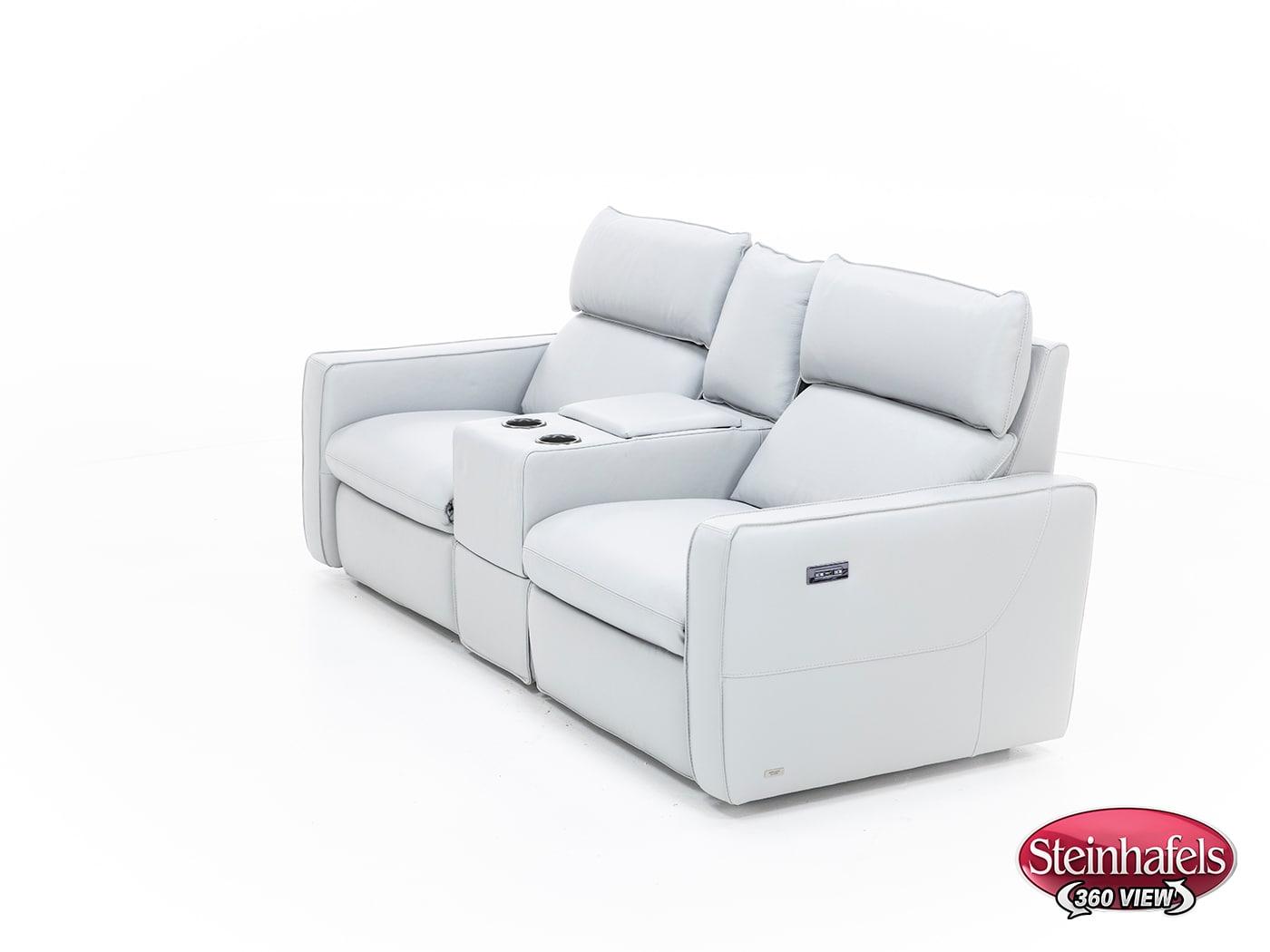 natuzzi grey mtn lth sectional piece  image pkg  