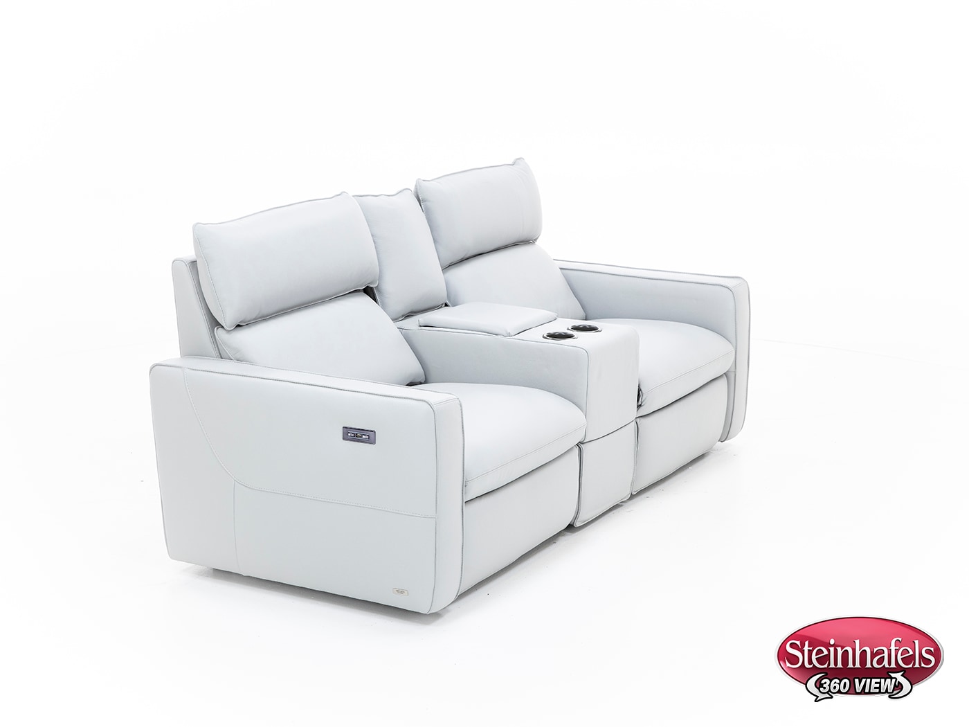 natuzzi grey mtn lth sectional piece  image pkg  