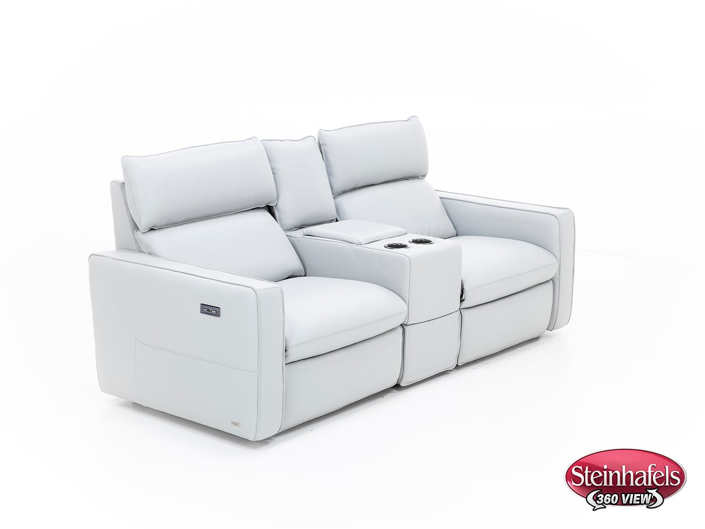 natuzzi grey mtn lth sectional piece  image pkg  