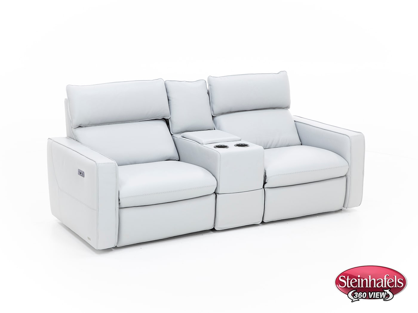 natuzzi grey mtn lth sectional piece  image pkg  