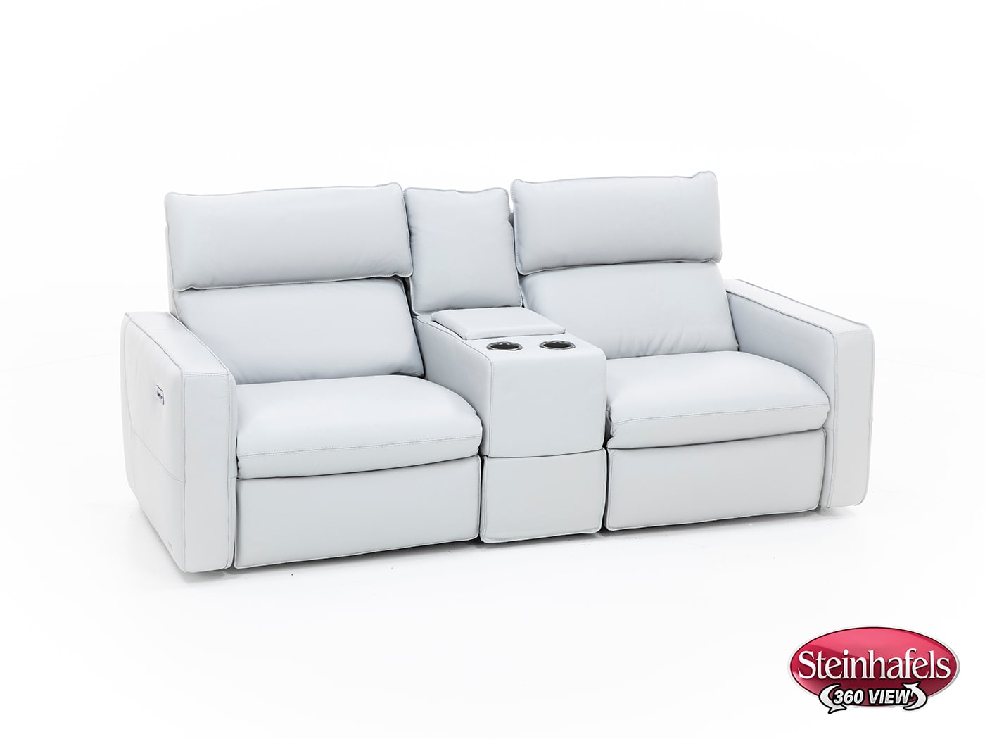 natuzzi grey mtn lth sectional piece  image pkg  