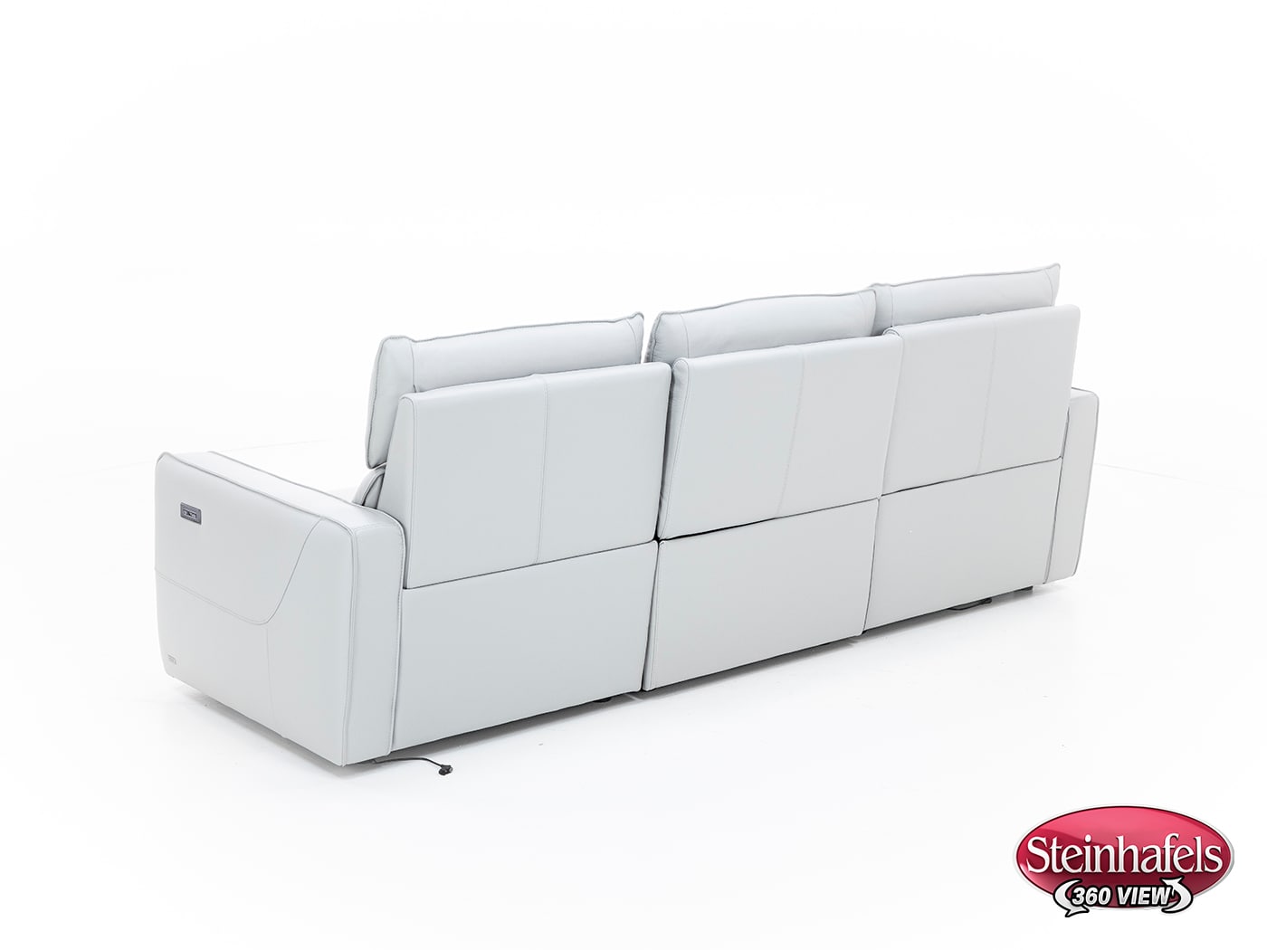 natuzzi grey mtn lth sectional piece  image pkg  