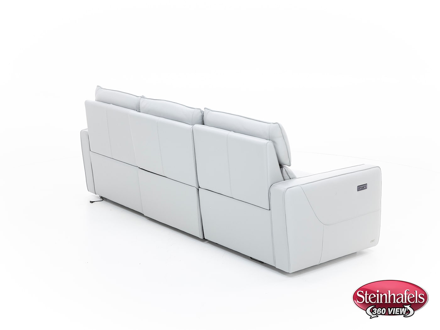 natuzzi grey mtn lth sectional piece  image pkg  