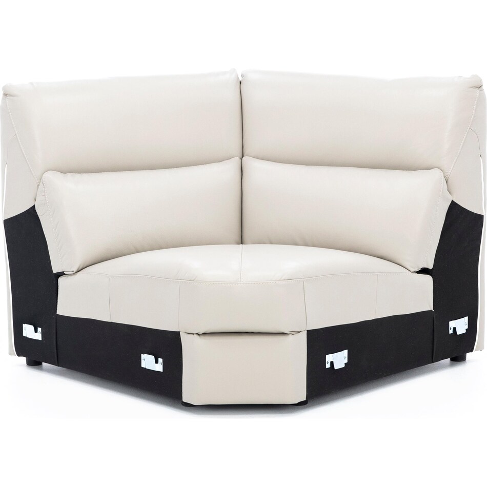 natuzzi grey mtn lth sectional piece pkg  
