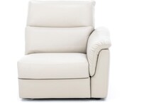 natuzzi grey mtn lth sectional piece pkg  