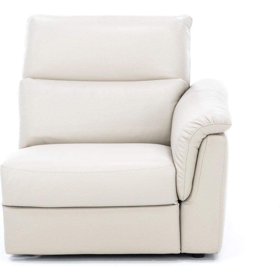 natuzzi grey mtn lth sectional piece pkg  