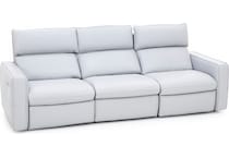 natuzzi grey mtn lth sectional piece pkg  