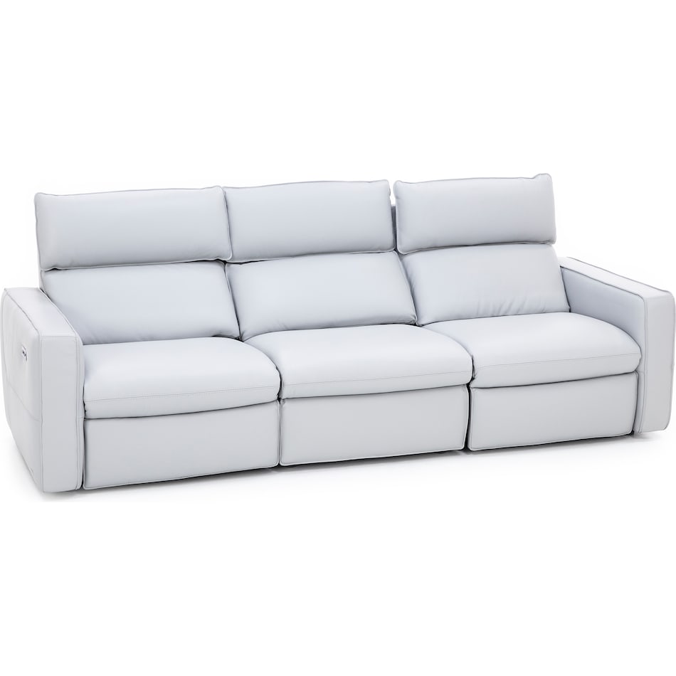 natuzzi grey mtn lth sectional piece pkg  