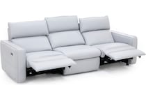 natuzzi grey mtn lth sectional piece pkg  