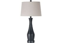 ncad black table lamp   