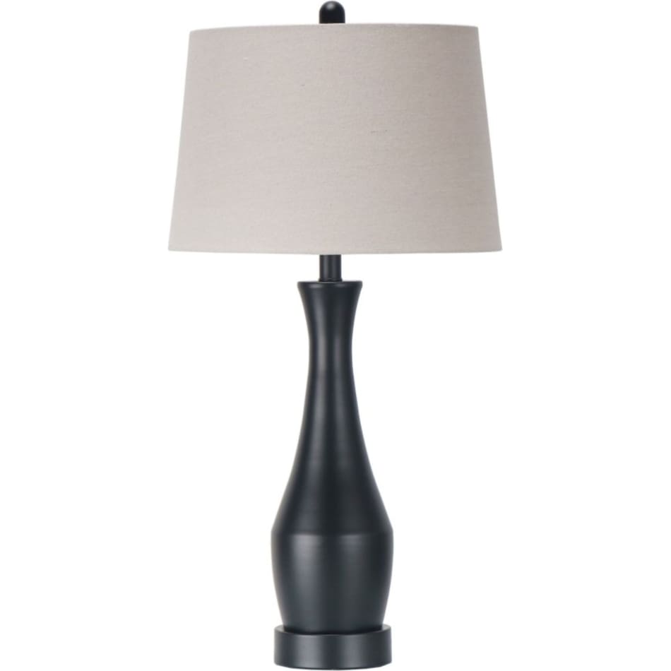 ncad black table lamp   