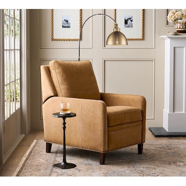 Brushed Gold and Black Metal Arc with Marble Base Floor Lamp 82.5"H