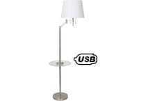 ncad silver floor lamp   