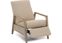 nice link beige recliner z  