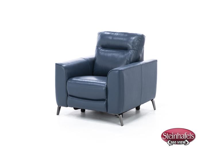 nice link blue recliner  image   