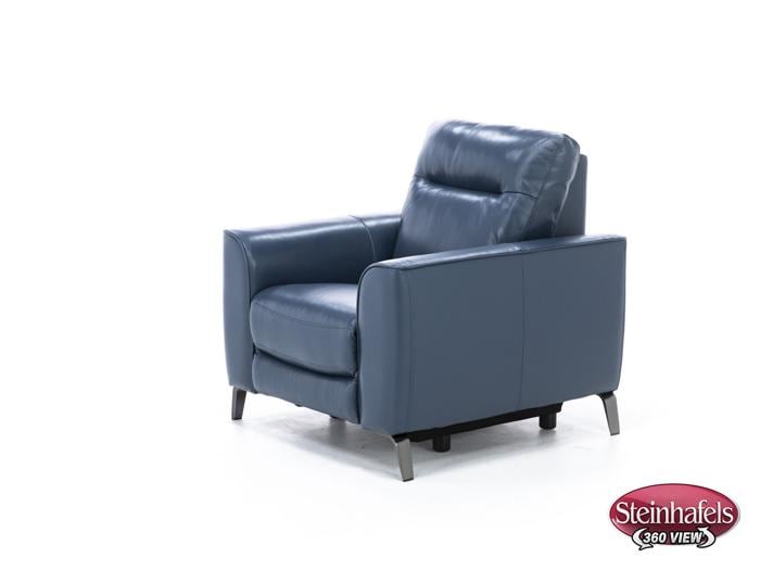 nice link blue recliner  image   