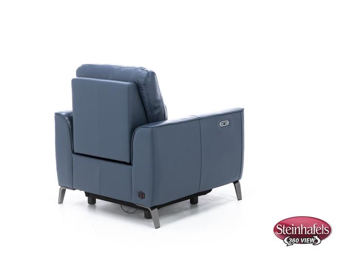 nice link blue recliner  image   