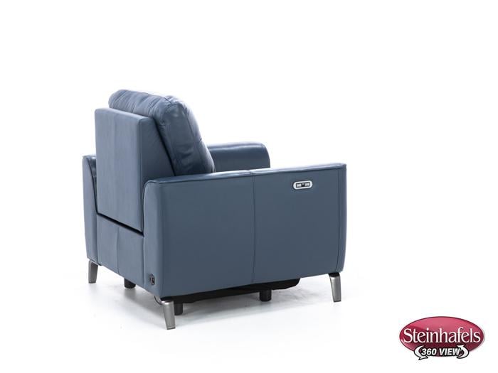 nice link blue recliner  image   