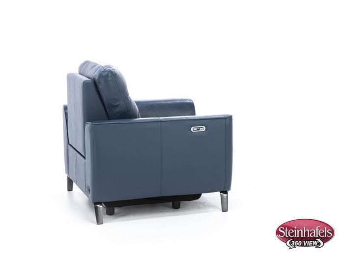 nice link blue recliner  image   