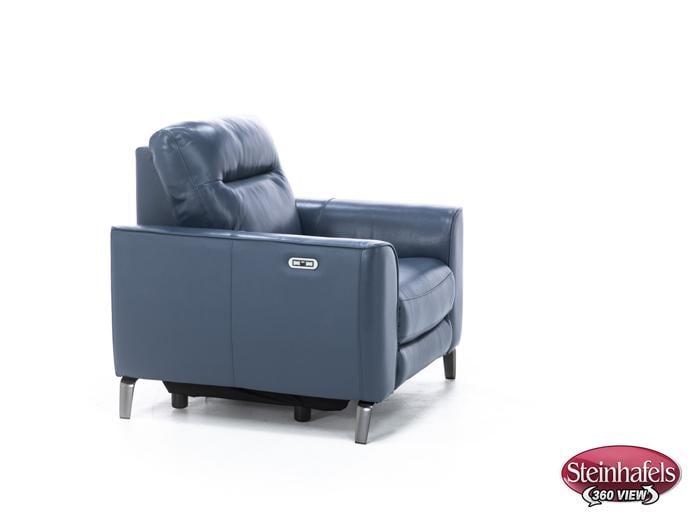 nice link blue recliner  image   