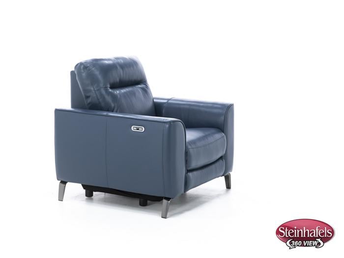 nice link blue recliner  image   