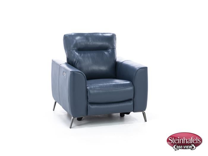 nice link blue recliner  image   